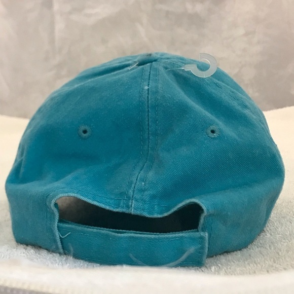 Old Dock Headwear for Jamaica West Indies Teal Adjustable Travel Beach Ball Cap - Picture 6 of 12